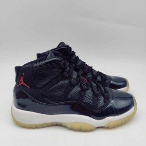 Nike Air Jordan 11 Retro- Boys- Size 6Y- Wmns Size 7.5- 72 10-Black[378038-002]